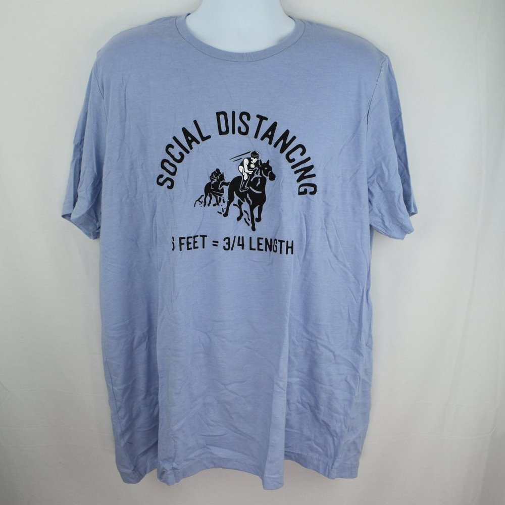 2XL Social Distancing 6 Feet = 3/4 Lengths